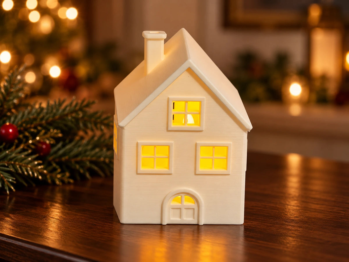 Casinhas de Natal Iluminadas — Vila Encantada — Opção 2