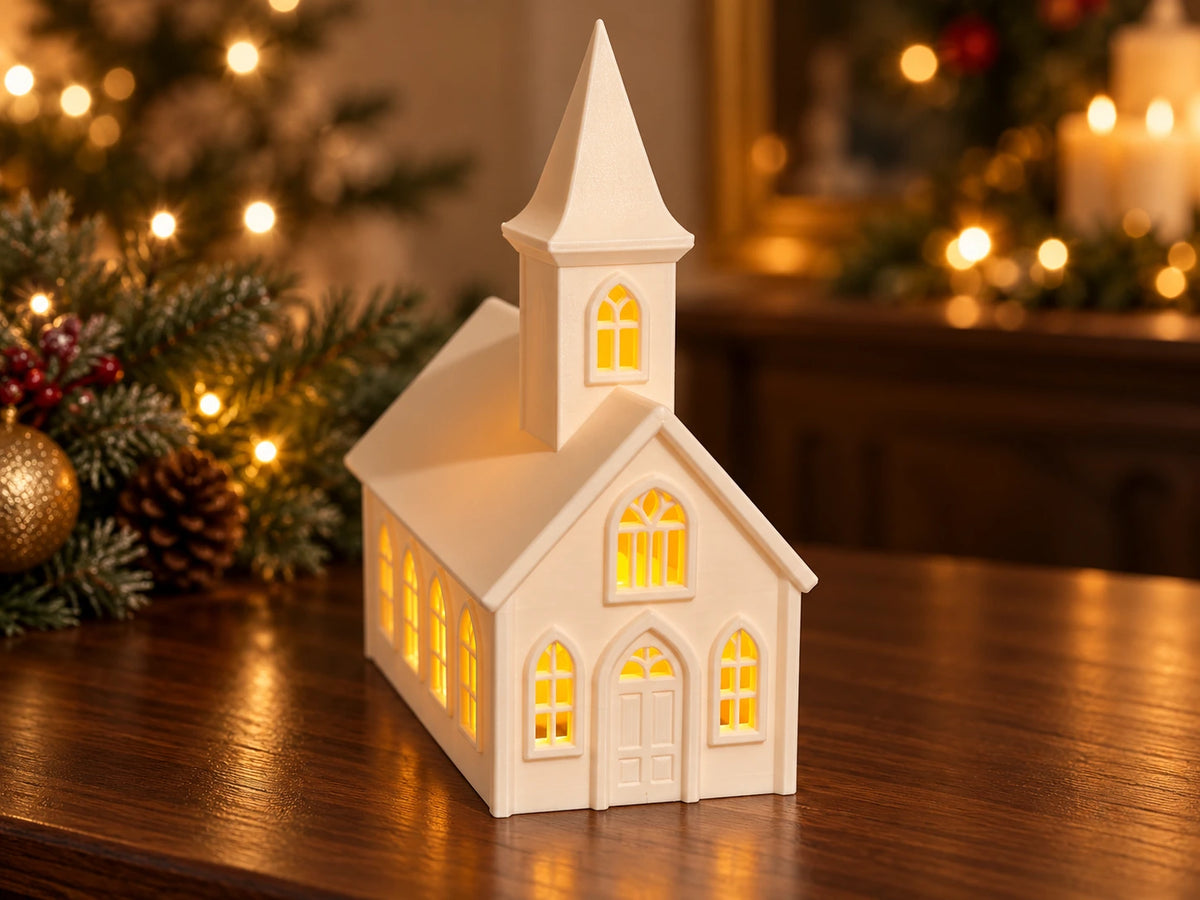 Casinhas de Natal Iluminadas — Vila Encantada — Opção 3